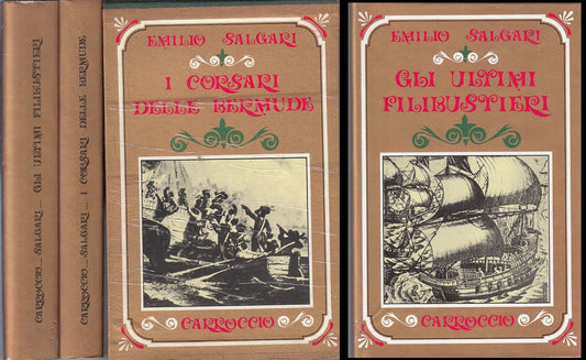 LN- CORSARI BERMUDE ULTIMI FILIBUSTIERI - SALGARI- CARROCCIO--- 1967- CS- ZFS111