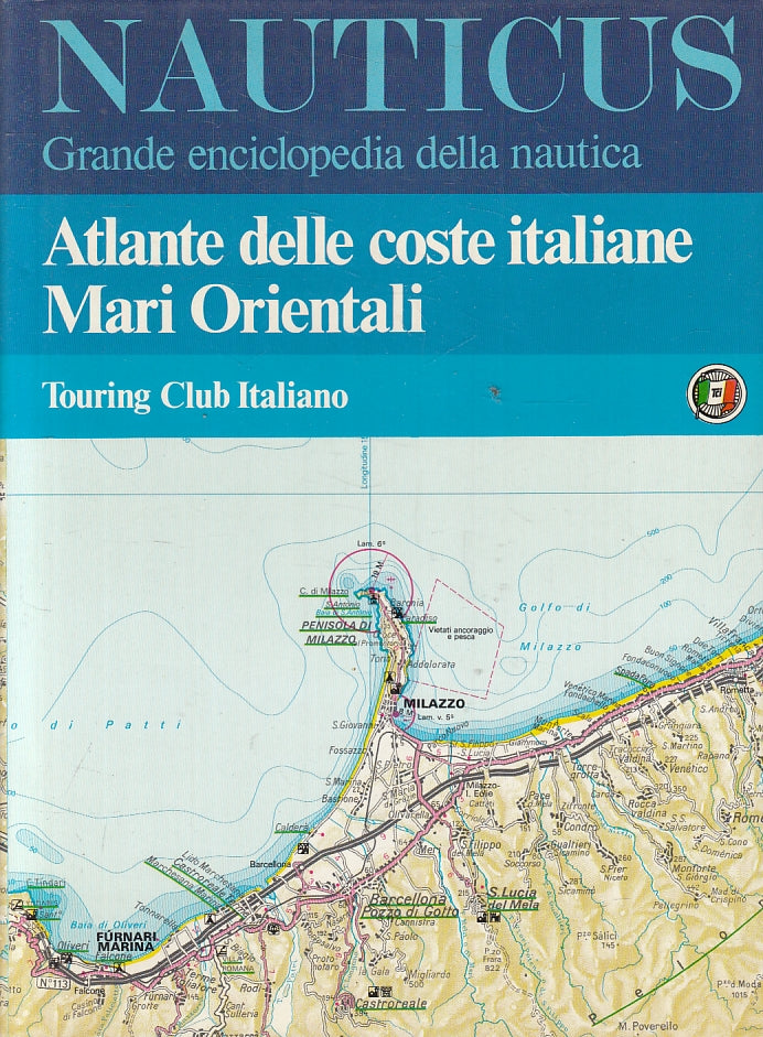 LV- NAUTICUS ATLANTE DELLE COSTE ITALIANE MARI ORIENTALI-- TCI- 1984- CS- ZFS111