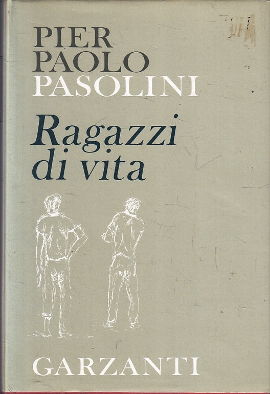 LN- RAGAZZI DI VITA - PIER PAOLO PASOLINI - GARZANTI ---- CS - ZFS104