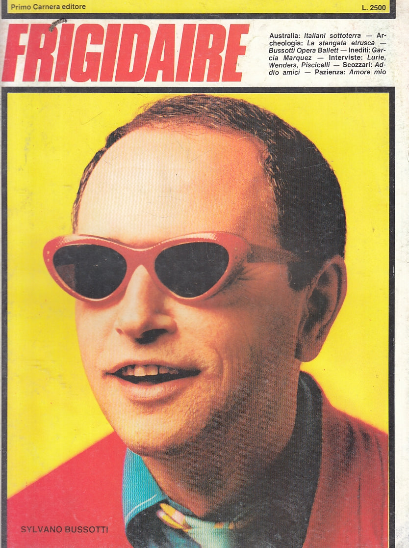 FR- RIVISTA FRIGIDAIRE N.12 -- PRIMO CARNERA - 1981 - S - F23