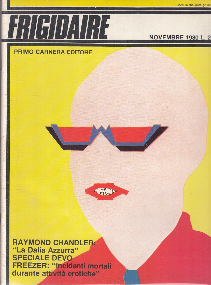 FR- RIVISTA FRIGIDAIRE N.1 NOVEMBRE 1980 - PRIMO CARNERA - S - F23
