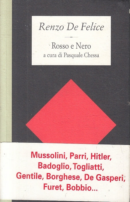 LS- ROSSO E NERO - RENZO DE FELICE - BALDINI & CASTOLDI --- 1995 - B- ZFS97
