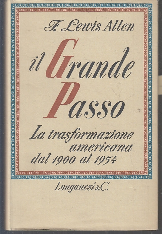 LS- IL GRANDE PASSO TRASFORMAZIONE AMERICANA - LEWIS ALLEN ---- 1954- CS- ZFS303