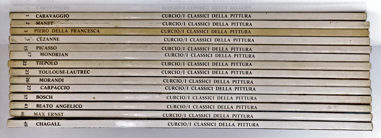 LT- I CLASSICI DELLA PITTURA LOTTO 15 VOLUMI PICASSO MANET - CURCIO - B - BLCP32