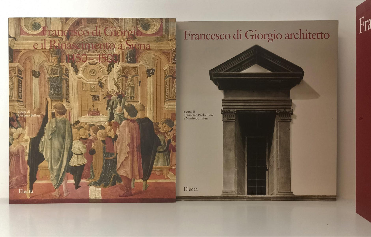 LT- FRANCESCO DI GIORGIO ARCHITETTO 2 VOLUMI -- ELECTA --- 1993 - B - YFS781