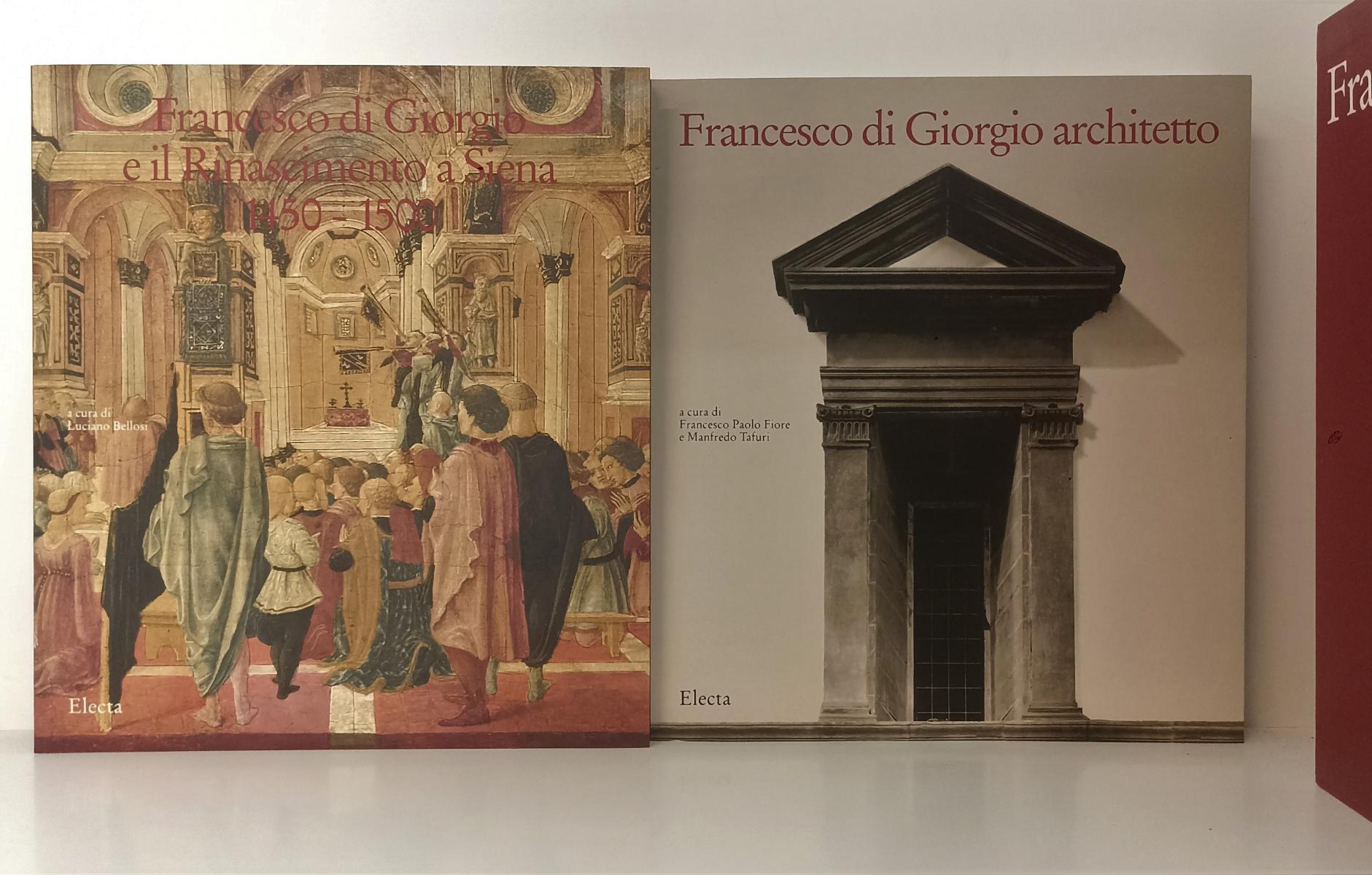 LT- FRANCESCO DI GIORGIO ARCHITETTO 2 VOLUMI -- ELECTA --- 1993 - B - YFS781