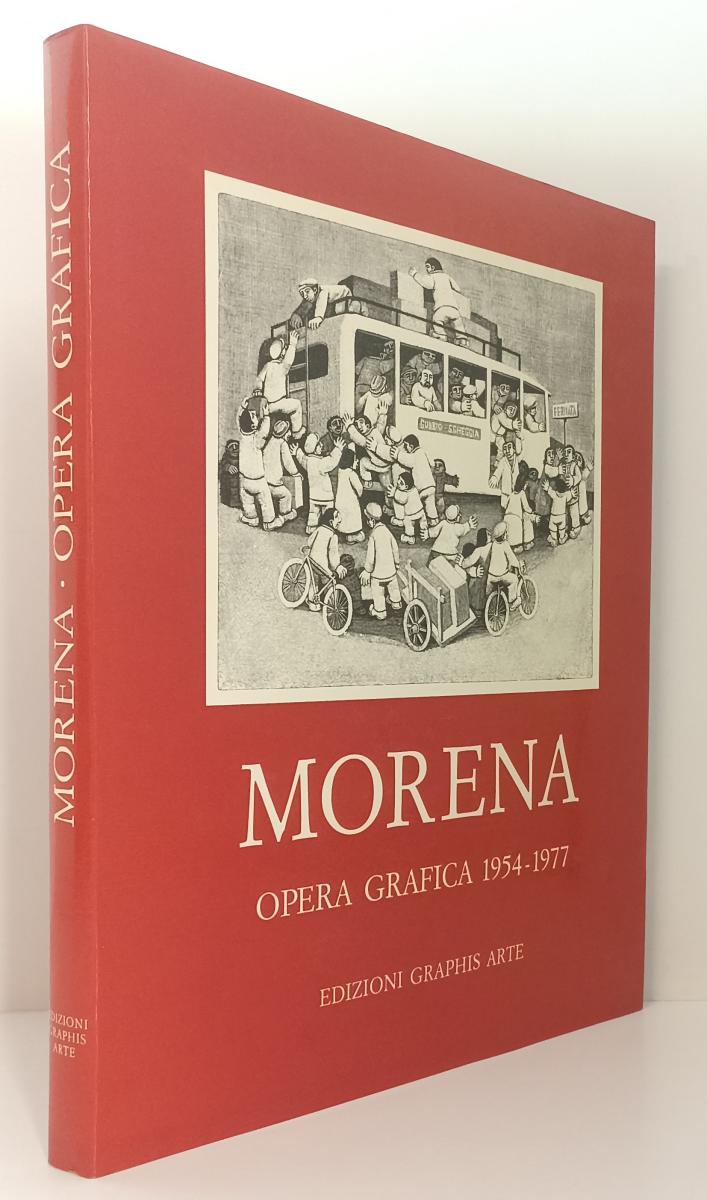 LT- MORENA OPERA GRAFICA 1954/1977 + XILOGRAFIA L'AUTOSTOPPISTA- 1977- CS-XFS141