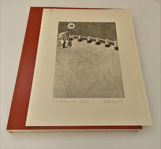 LT- MORENA OPERA GRAFICA 1954/1977 + XILOGRAFIA L'AUTOSTOPPISTA- 1977- CS-XFS141