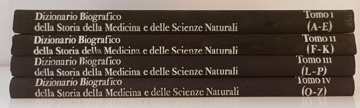 LT- DIZIONARIO BIOGRAFICO STORIA MEDICINA SCIENZA NATURALI -- FRANCO MARIA RICCI