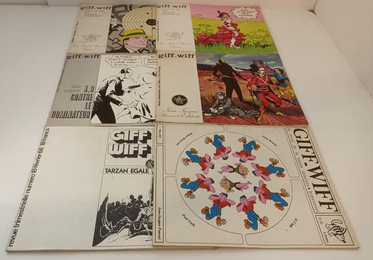 FZ- LOTTO GIFF.WIFF 6 NUMERI LE REVUE DE LA BANDE DESSINEE 1966/1967 - ZFS496