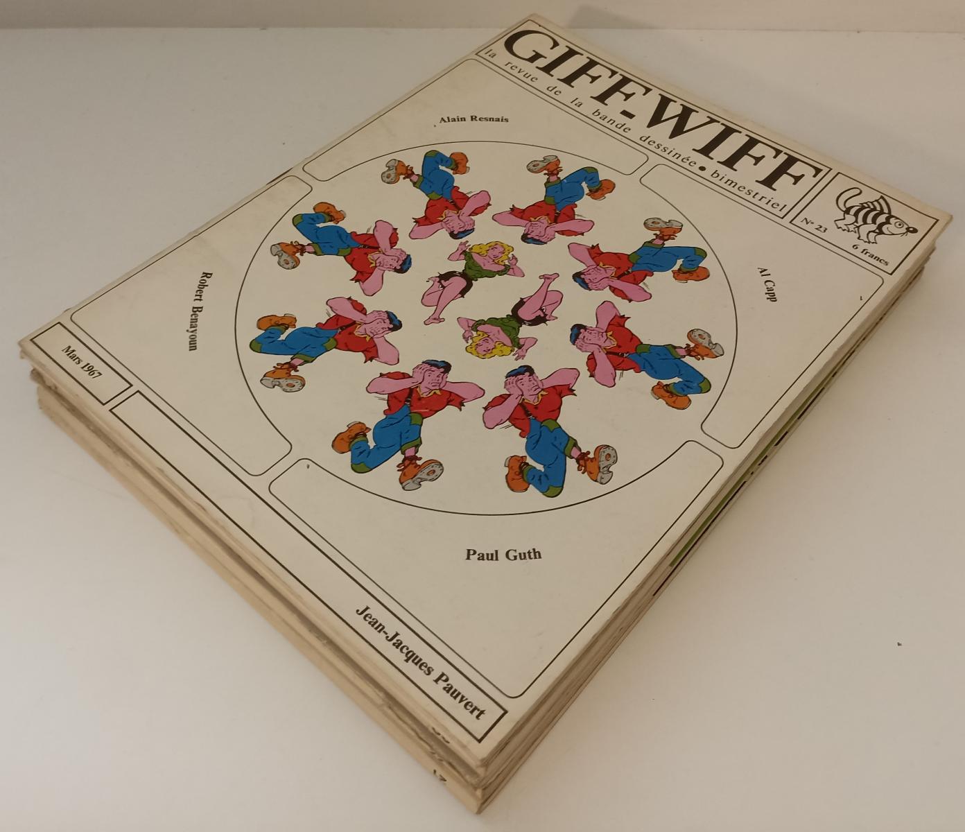 FZ- LOTTO GIFF.WIFF 6 NUMERI LE REVUE DE LA BANDE DESSINEE 1966/1967 - ZFS496