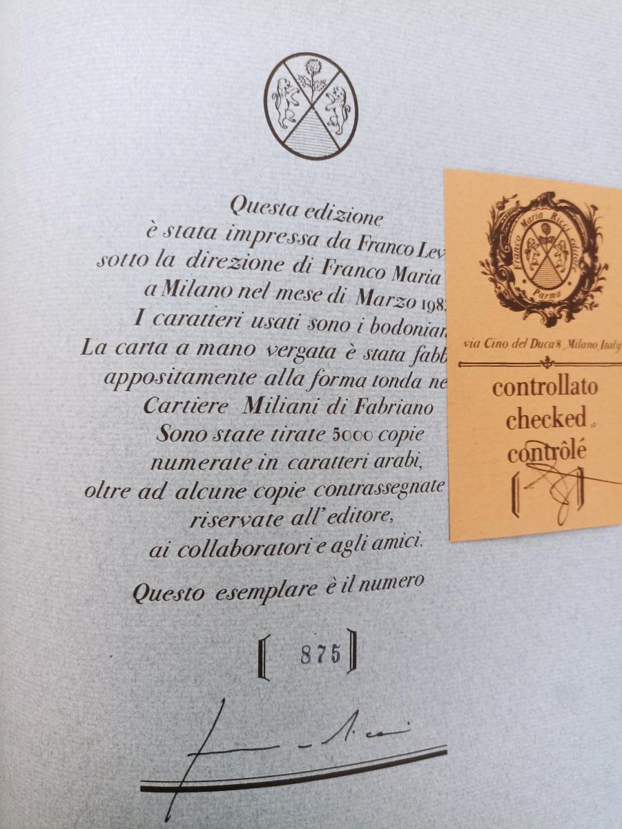 LT- GNOLI -- FRANCO MARIA RICCI - I SEGNI DELL'UOMO