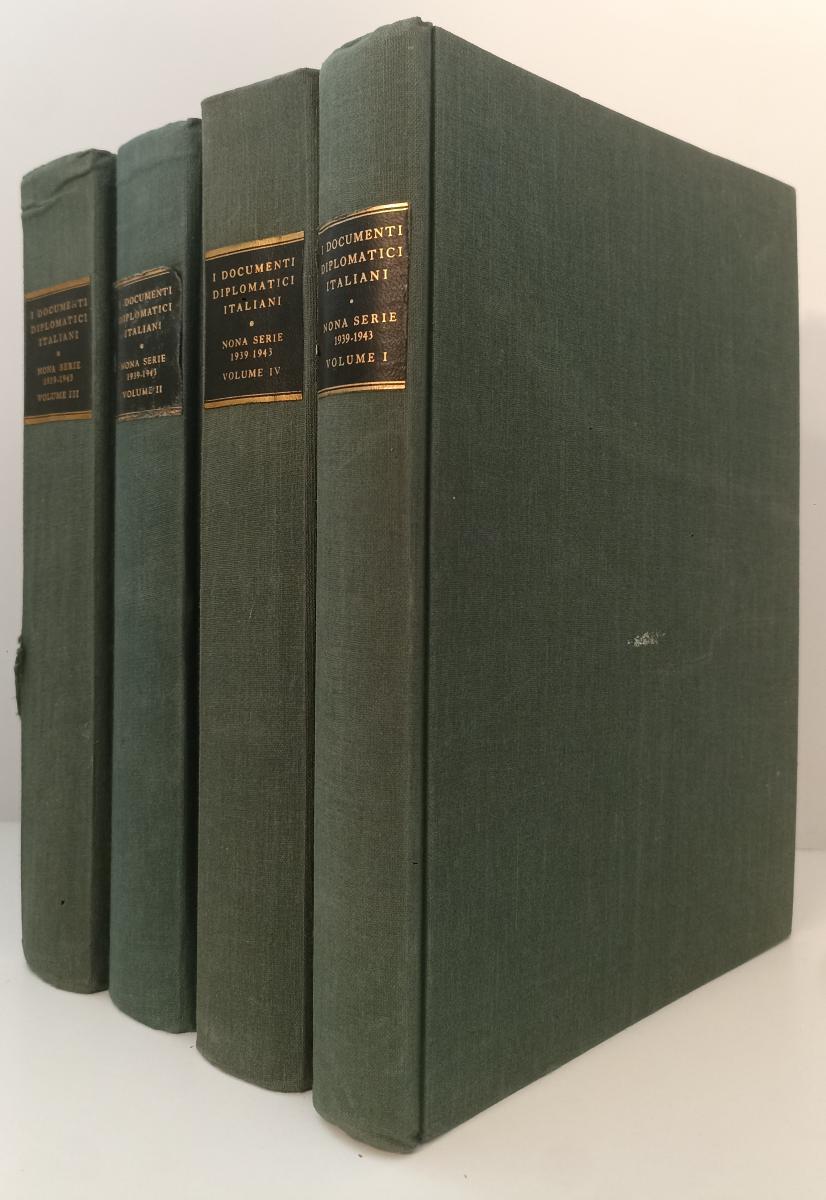 LS- I DOCUMENTI DIPLOMATICI ITALIANI NONA SERIE 1939/1943 I/IV - 1944- C- ZFS496
