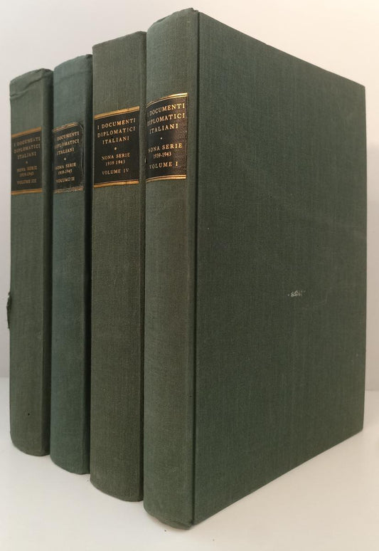 LS- I DOCUMENTI DIPLOMATICI ITALIANI NONA SERIE 1939/1943 I/IV - 1944- C- ZFS496