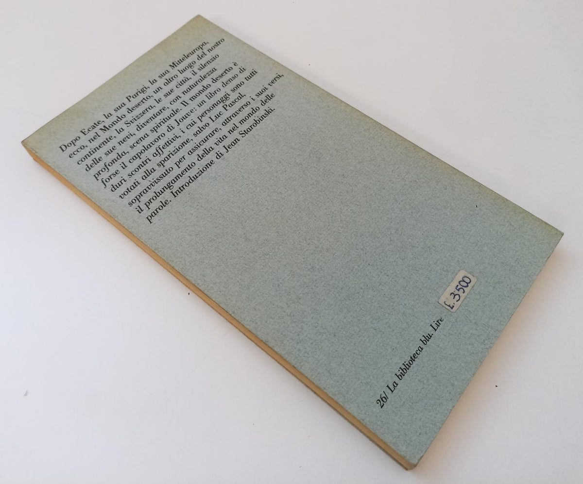 LT- IL MONDO DESERTO - PIERRE JOUVE - FRANCO MARIA RICCI - BIBLIOTECA BLU LBB