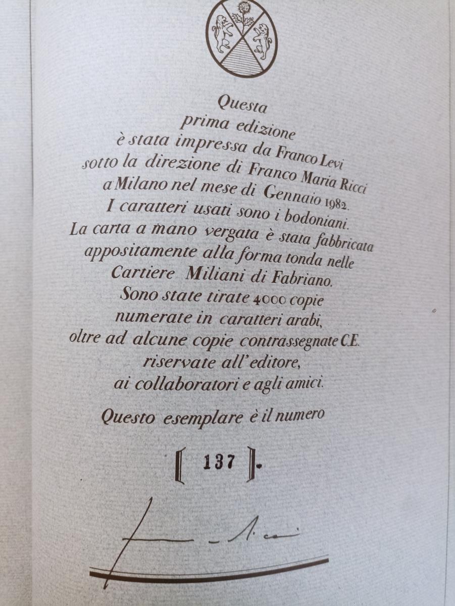 LT- IL TESORO -- FRANCO MARIA RICCI - I SEGNI DELL'UOMO