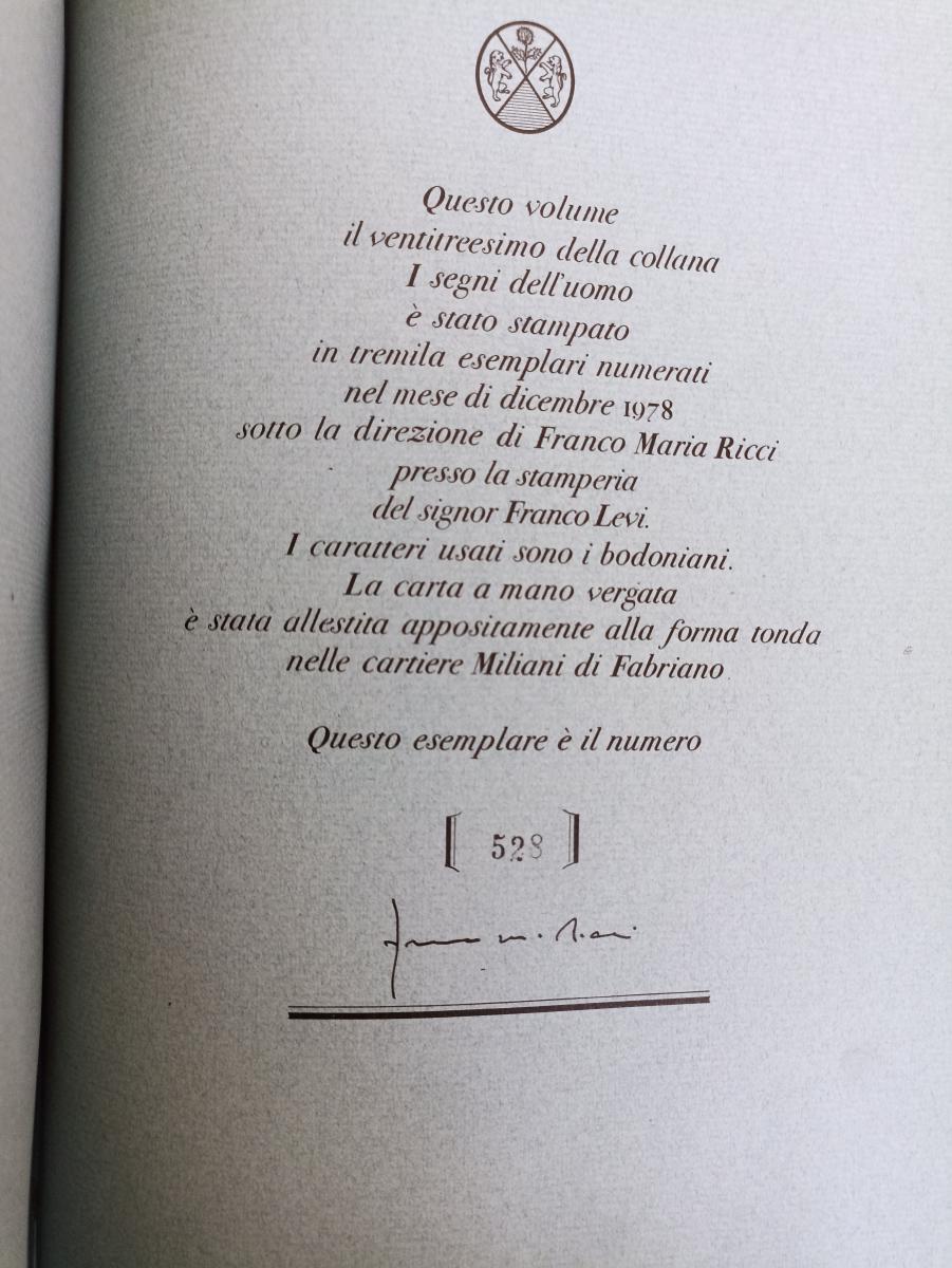 LT- ISADORA DUNCAN -- FRANCO MARIA RICCI - I SEGNI DELL'UOMO