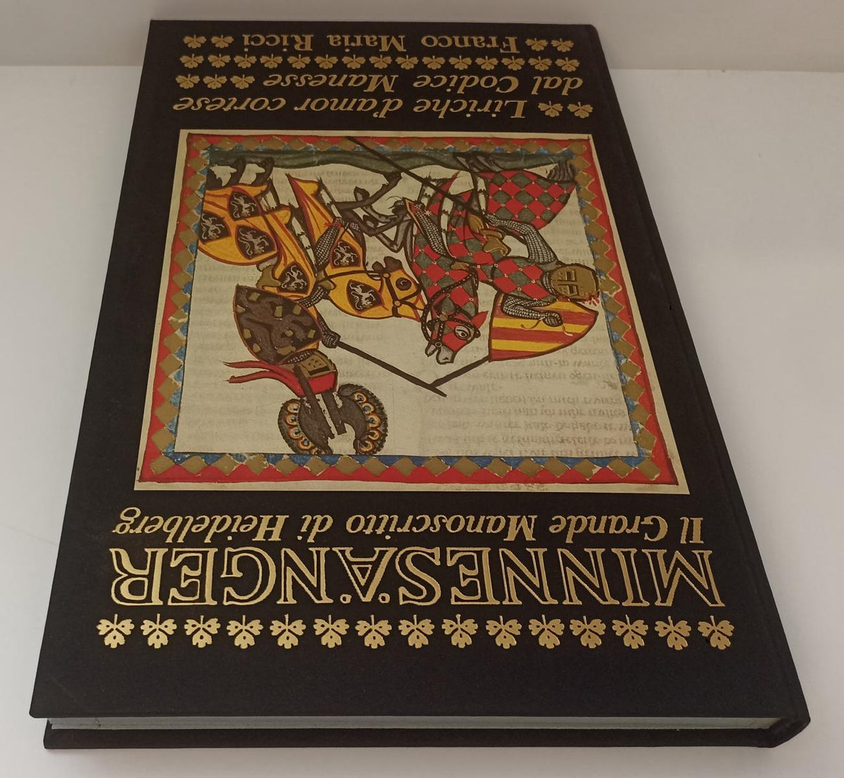 LT- MINNESANGER MANOSCRITTO HEIDELBERG -- FRANCO MARIA RICCI - I SEGNI DELL'UOMO