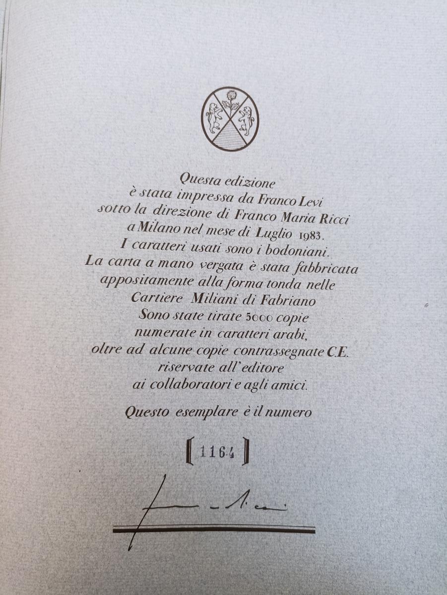 LT- MINNESANGER MANOSCRITTO HEIDELBERG -- FRANCO MARIA RICCI - I SEGNI DELL'UOMO