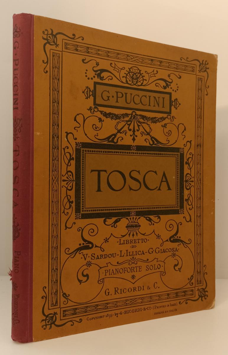 LT- TOSCA LIBRETTO RIDUZIONE PER PIANOFORTE- PUCCINI- RICORDI--- 1899- C- ZFS496