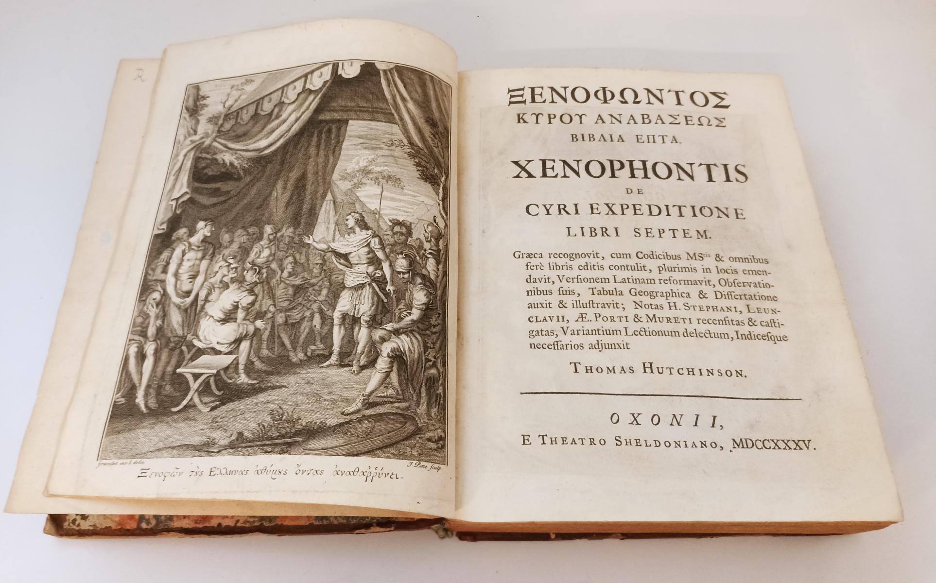 LH- XENOPHONTIS - HUTCHINSON - THEATRO SHELDONIANO OXONII --- 1735 - C - ZFS144