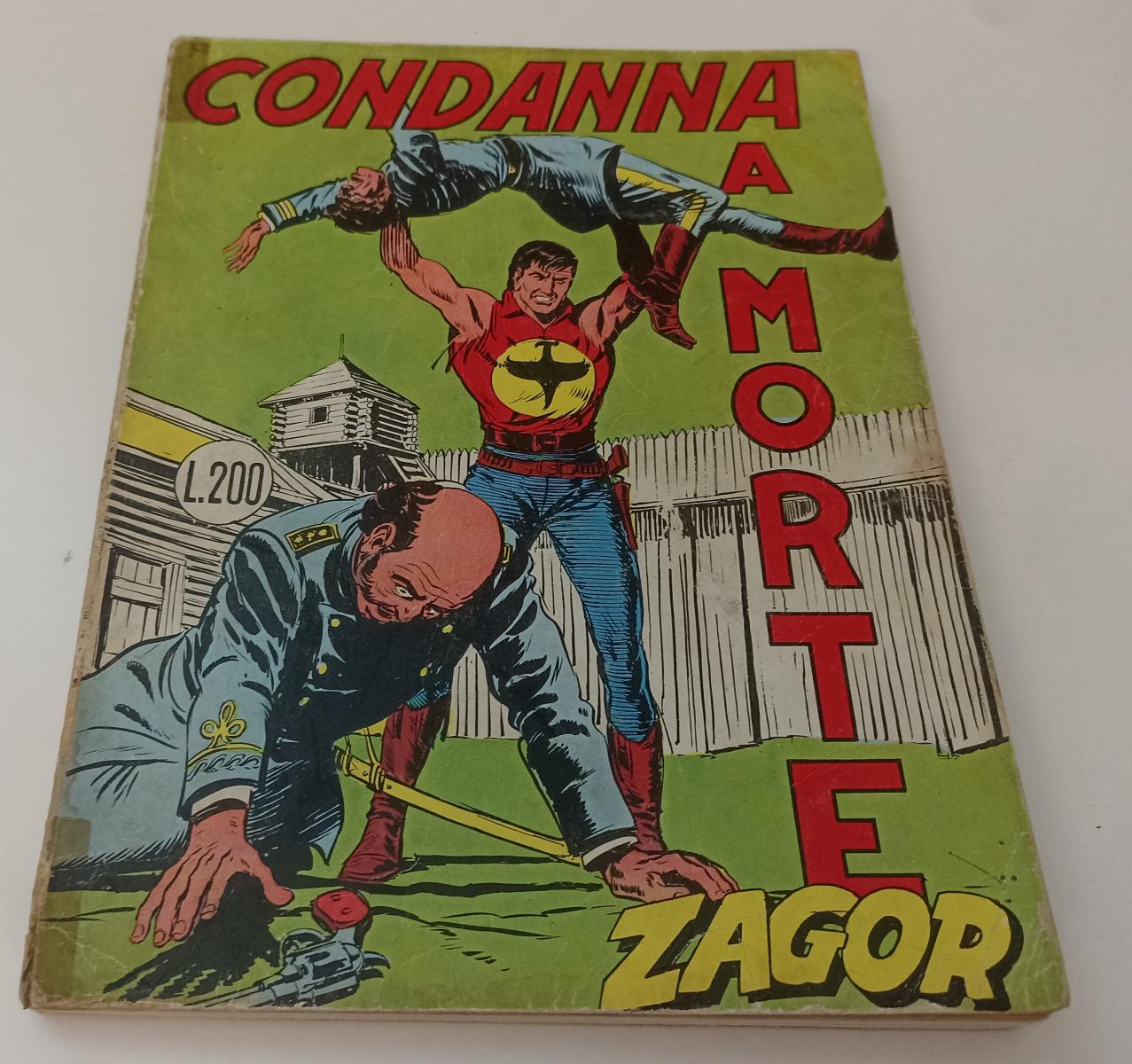 FB- ZAGOR N.68 ZENIT GIGANTE 2a S. 1a ED. ORIGINALE- ARALDO BONELLI- 1966- B-C23