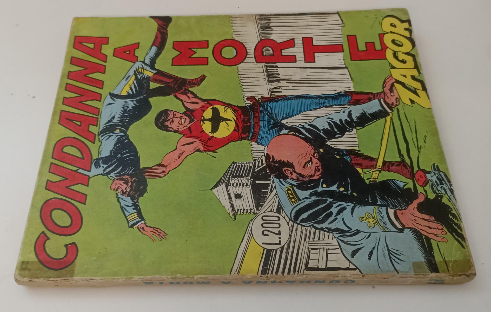 FB- ZAGOR N.68 ZENIT GIGANTE 2a S. 1a ED. ORIGINALE- ARALDO BONELLI- 1966- B-C23