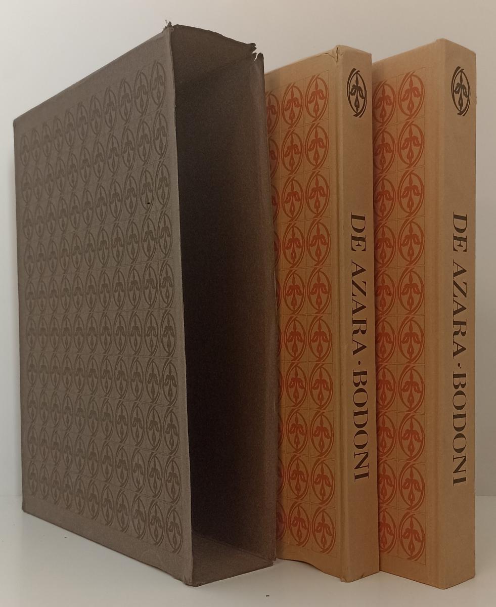LT- DE AZARA BODONI LETTERE COFANETTO 2 VOLUMI - CLARAVELLA ---- 1979- C- ZFS551