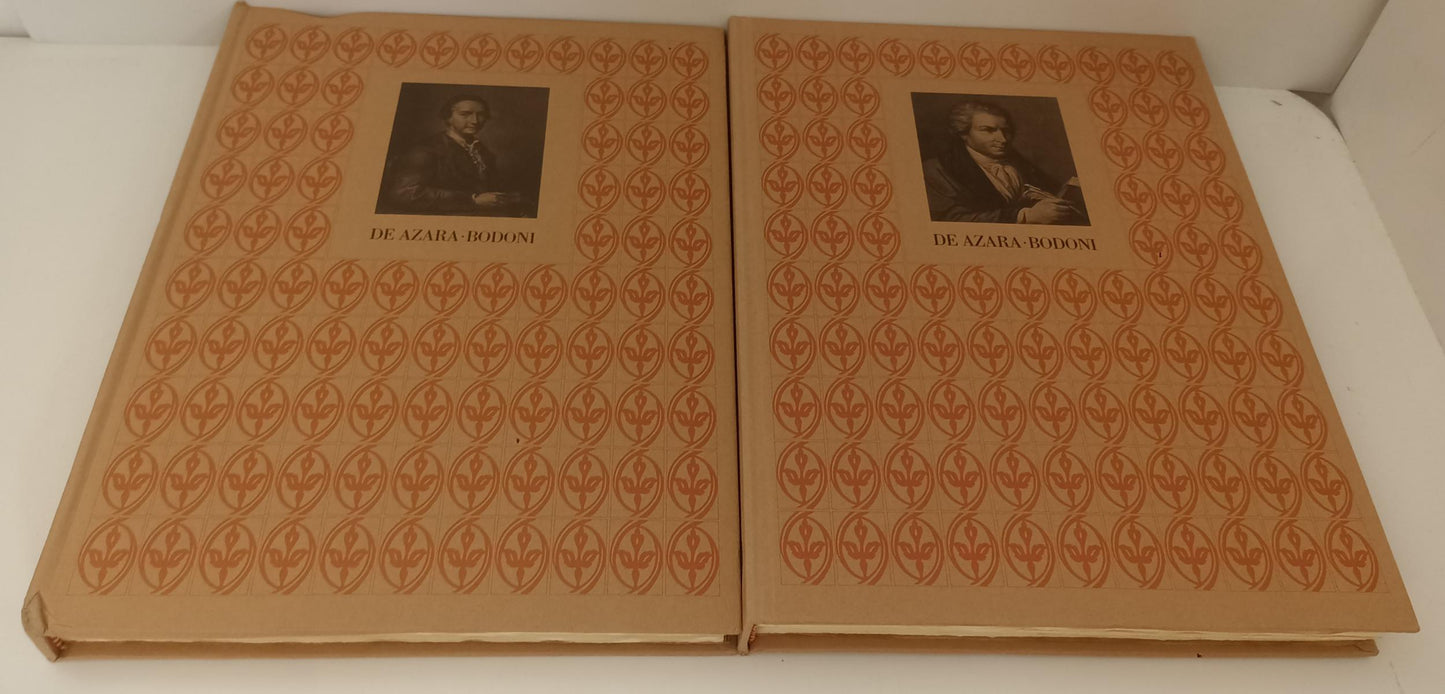 LT- DE AZARA BODONI LETTERE COFANETTO 2 VOLUMI - CLARAVELLA ---- 1979- C- ZFS551