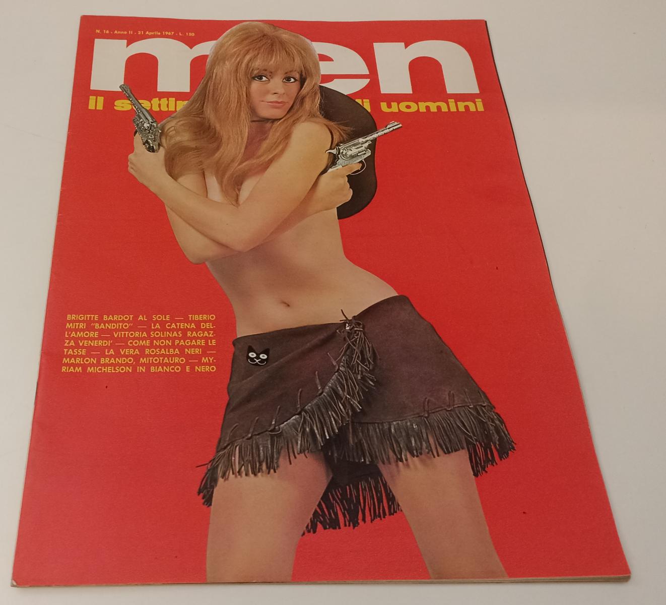 LR- RIVISTA MEN N.16 ANNO II 21 APRILE 1967 SETTIMANALE DEGLI UOMINI - RVSa12