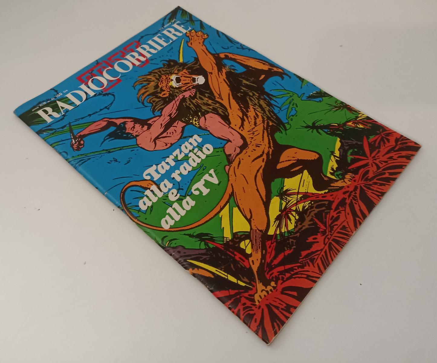 LR- RIVISTA TV RADIOCORRIERE N.40 1/7 OTTOBRE 1972 TARZA ALLA RADIO E TV - RVSa4