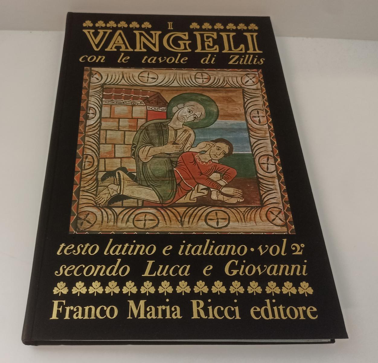LT- I VANGELI TAVOLE ZILLIS 2 VOLUMI -- FRANCO MARIA RICCI - I SEGNI DELL'UOMO