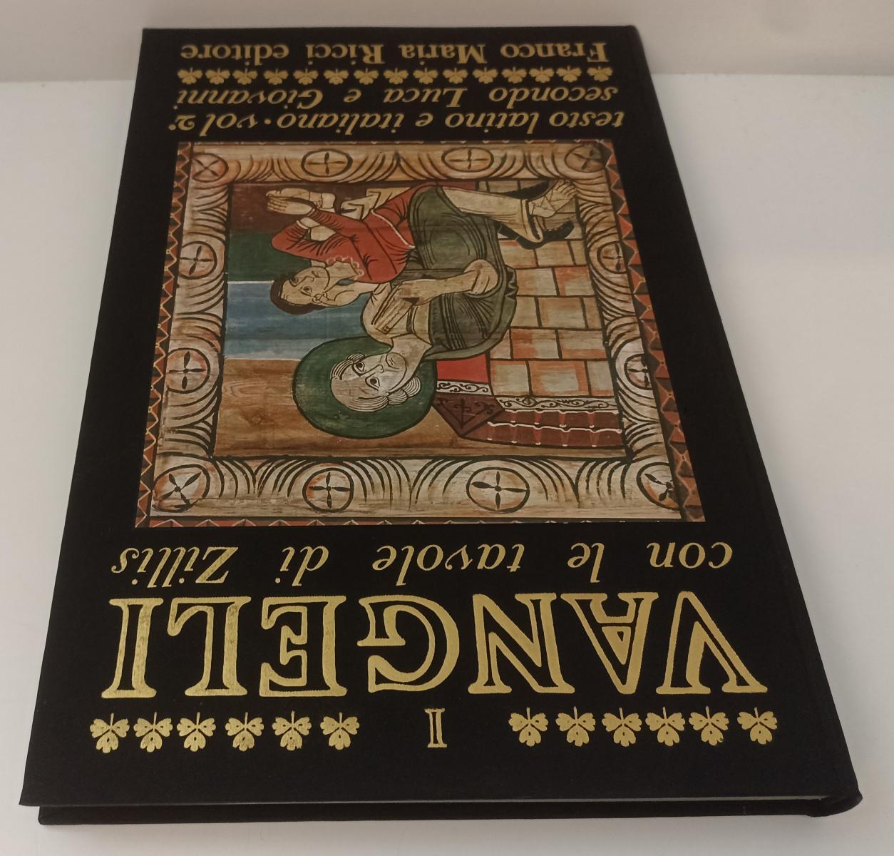 LT- I VANGELI TAVOLE ZILLIS 2 VOLUMI -- FRANCO MARIA RICCI - I SEGNI DELL'UOMO