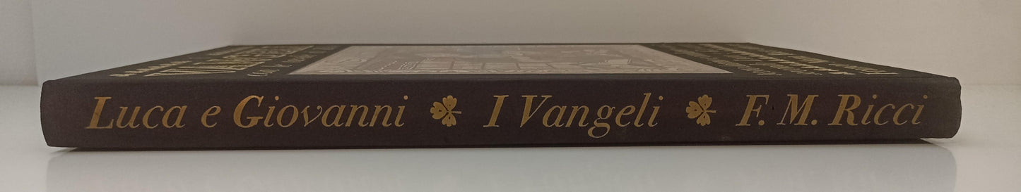LT- I VANGELI TAVOLE ZILLIS 2 VOLUMI -- FRANCO MARIA RICCI - I SEGNI DELL'UOMO