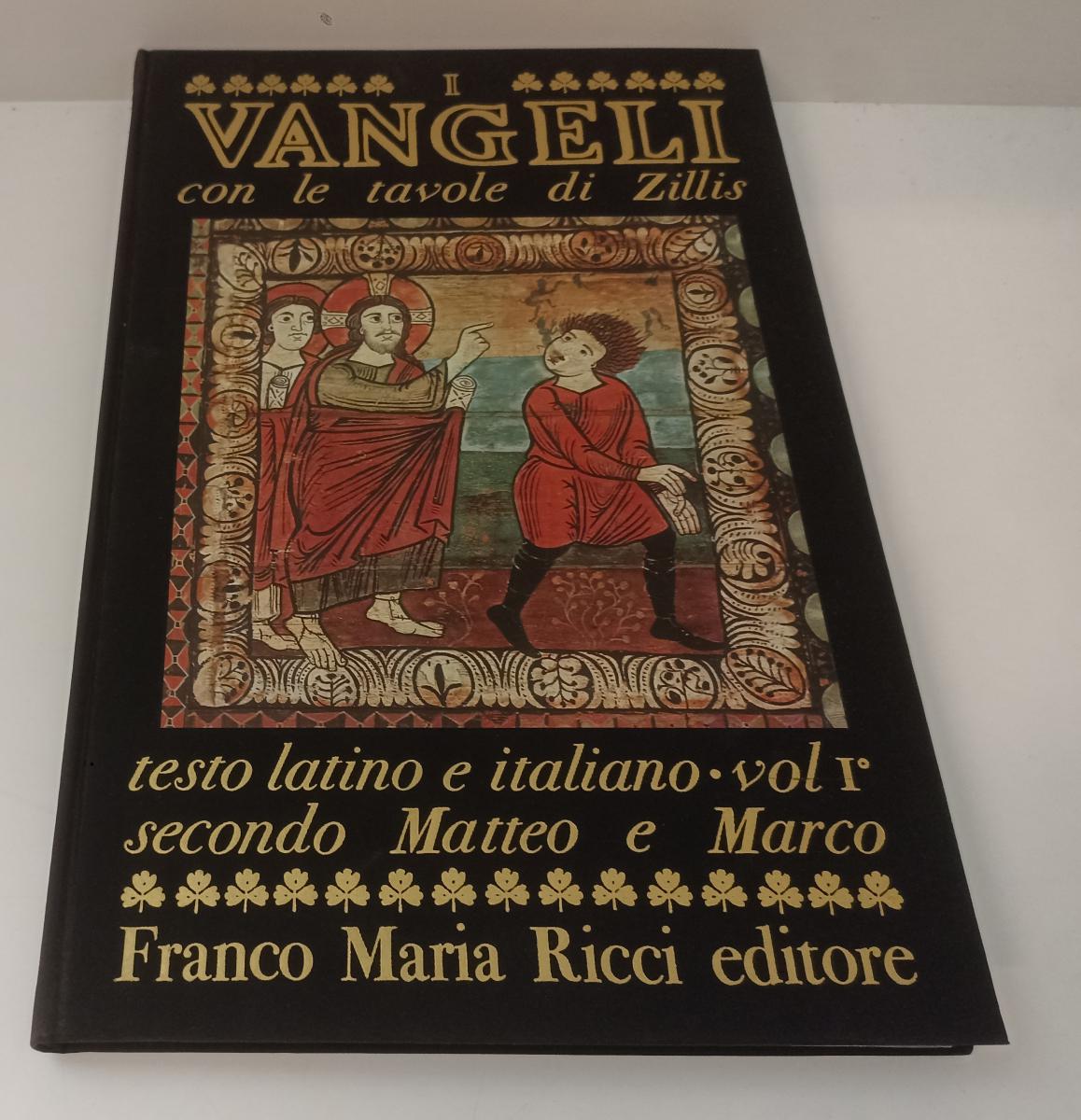 LT- I VANGELI TAVOLE ZILLIS 2 VOLUMI -- FRANCO MARIA RICCI - I SEGNI DELL'UOMO