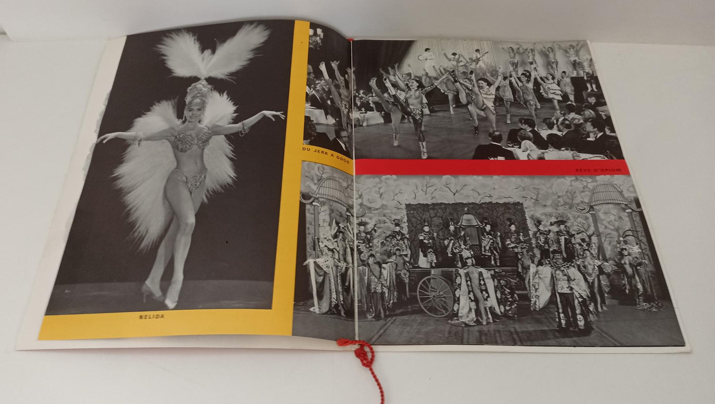 LR- BROCHURE LE PLUS CELEBRE CABARET DU MONDE LIDO CHAMPS ELYSEES PARIS- RVSa28