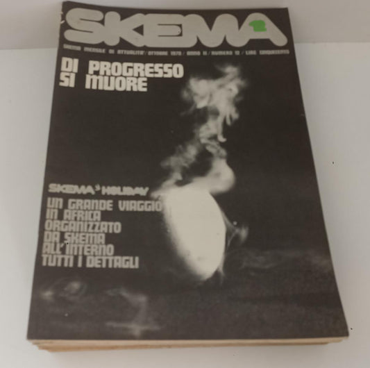 LR- LOTTO RIVISTE SKEMA 16 NUMERI 1970/1974 INSERTI FIAT -- IL MULINO- S- ZFS595