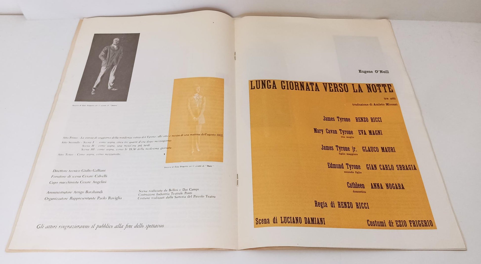 LR- PROGRAMMA VERSO LA NOTTE  Piccolo Teatro Parma - 1956 - FELTRINELLI - RVSa20
