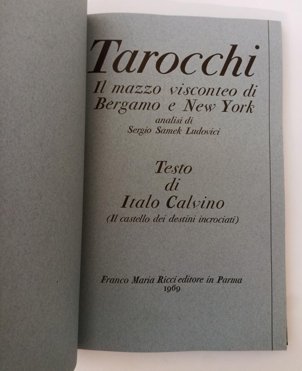 LT- TAROCCHI MAZZO VISCONTEO -- FRANCO MARIA RICCI - I SEGNI DELL'UOMO