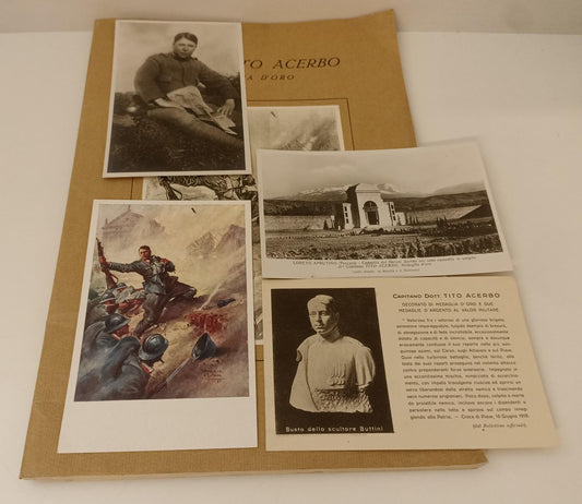 LS- CAPITANO TITO ACERBO MEDAGLIA D'ORO FOTOGRAFIE - 1932- B- ZFS588
