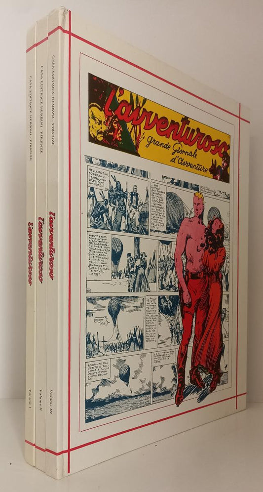 FV- L'AVVENTUROSO GRANDE GIORNALE D'AVVENTURE VOLUMI I/III - NERBINI - C - D23
