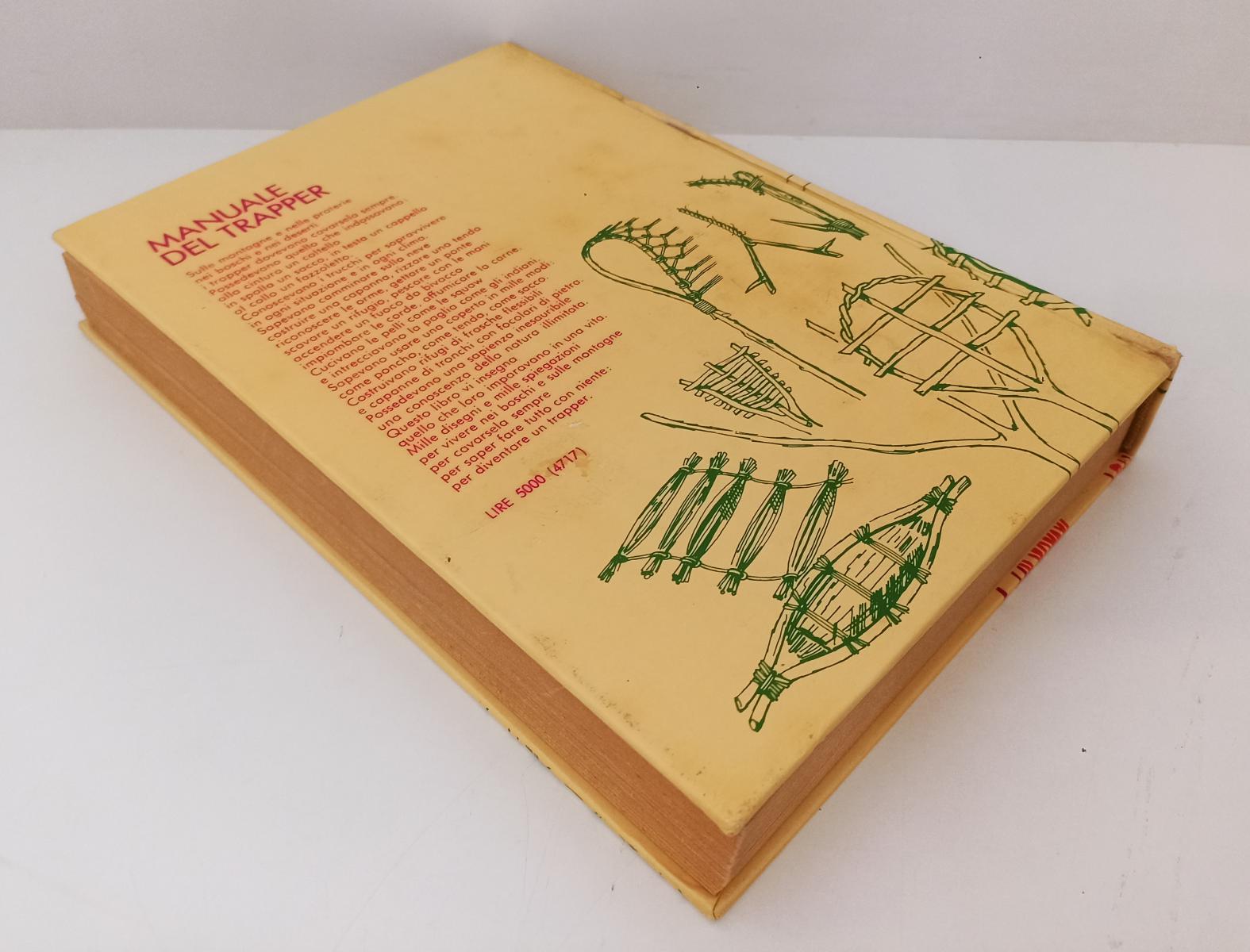 LZ- MANUALE DEL TRAPPER - ANDREA MERCANTI - LONGANESI -- 3a ED. - 1977 - C- RGZ