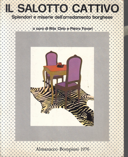LZ- ALMANACCO BOMPIANI 1976 IL SALOTTO CATTIVO - CIRIO FAVARI ---- 1976 - B- YFS