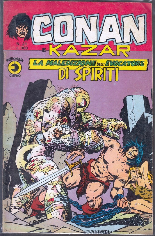 FS- CONAN E KAZAR N.21 -- CORNO -- S - G23