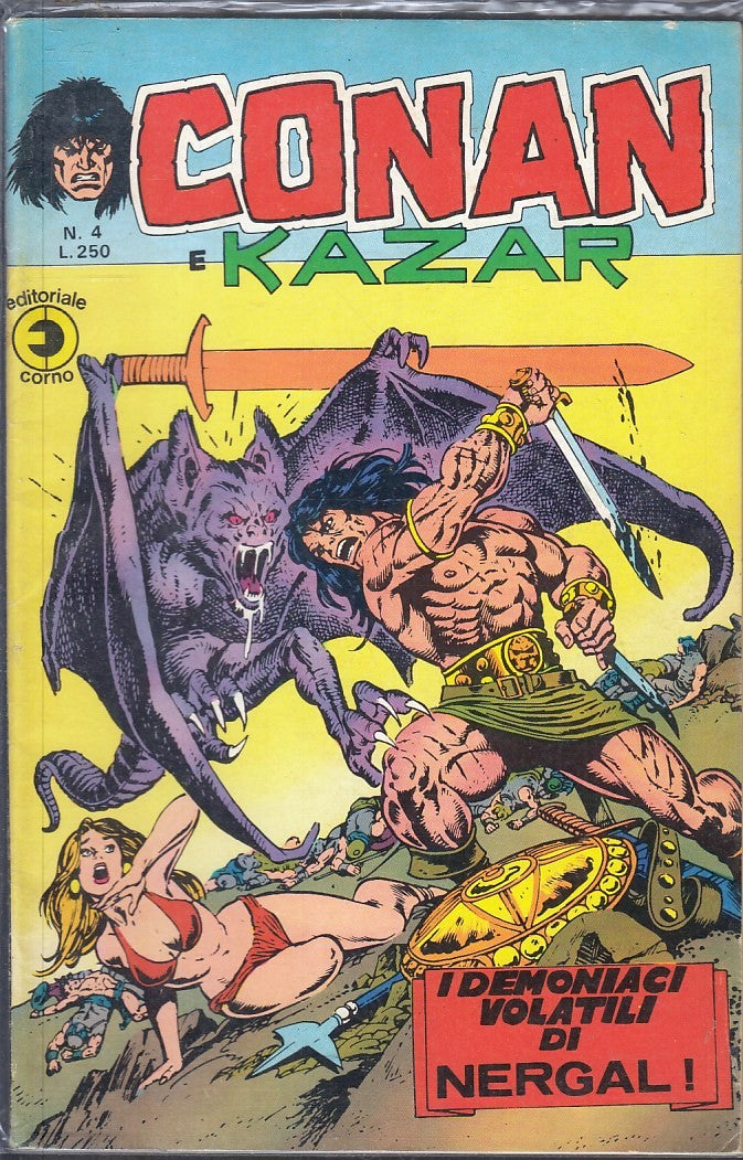 FS- CONAN E KAZAR N.4 -- CORNO -- S - G23