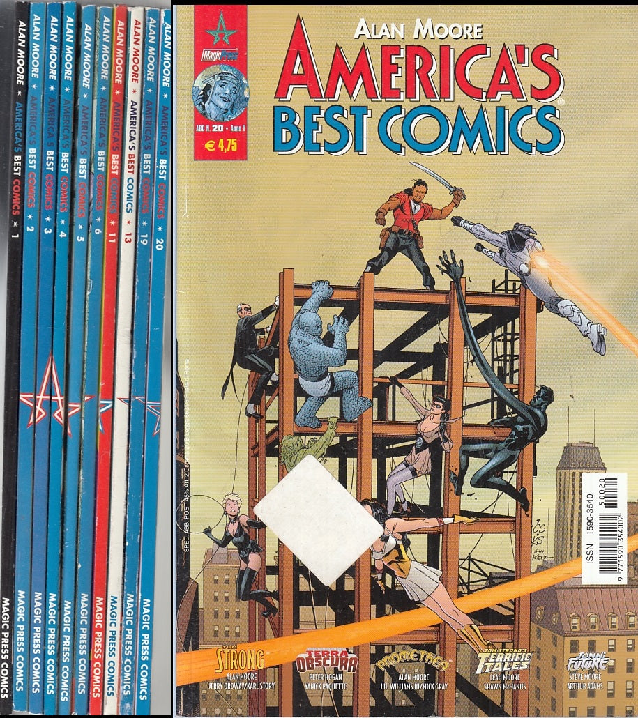 FS- AMERICA'S BEST COMICS LOTTO 10 VOLUMI - ALAN MOORE - MAGIC PRESS -- B - F23