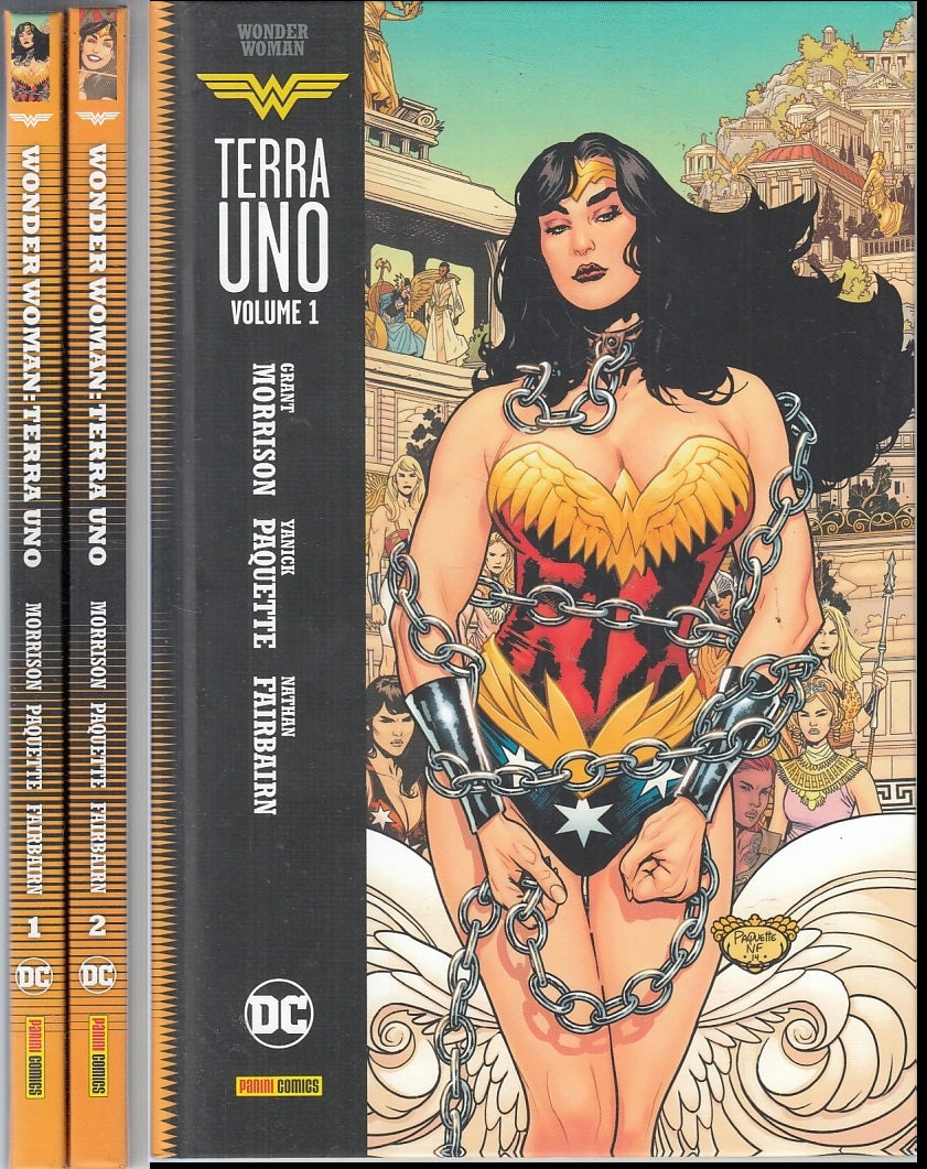 FV- WONDER WOMAN TERRA UNO VOLUMI 1/2 CARTONATI -- PANINI DC - 2016 - C - F23