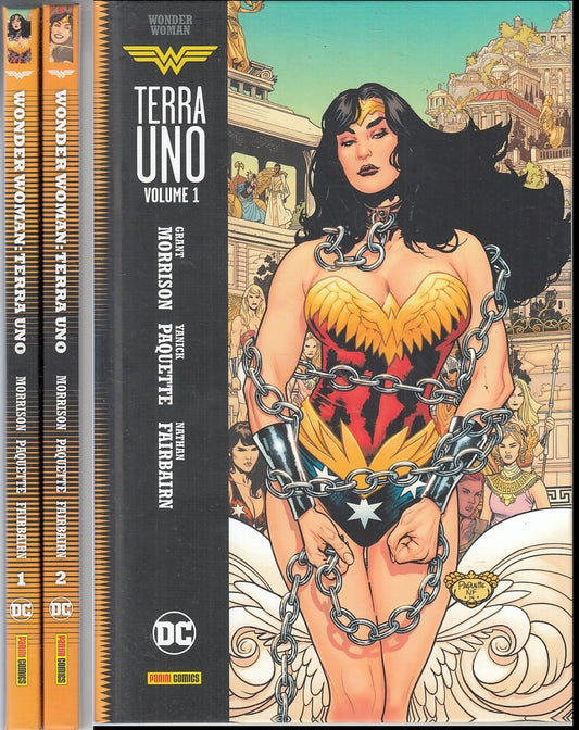FV- WONDER WOMAN TERRA UNO VOLUMI 1/2 CARTONATI -- PANINI DC - 2016 - C - F23