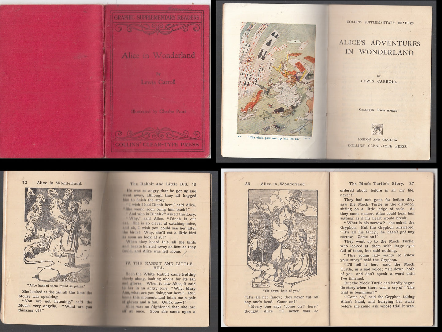 LB- ALICE IN WONDERLAND ILLUSTRATO - LEWIS CARROLL CHARLSE PEARS - S- ZFS642