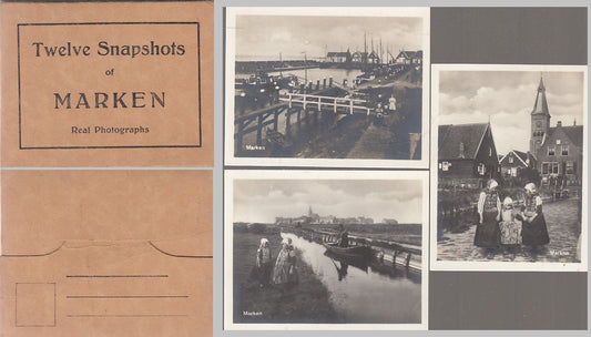 CV- SOUVENIR VINTAGE MARKEN 12 SNAPSHOTS REAL PHOTOGRAPHS FOTOGRAFIE - ZFS394